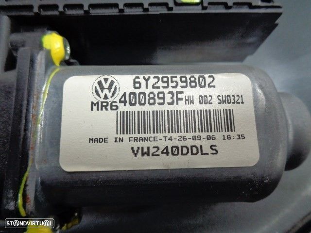 ELEVADOR DE VIDRO FRONTAL ESQUERDO VOLKSWAGEN POLO 2006 -6Y2959802 - 12