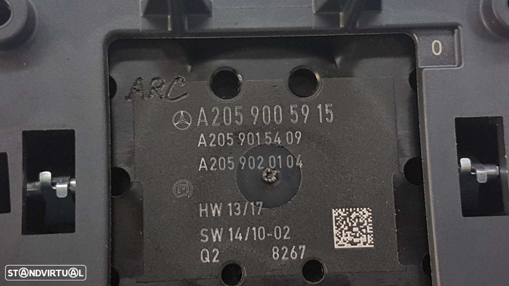 CONTROLE DO NAVEGADOR MERCEDES CLASE GLC COUPE (BM 253)(6.2016->) GLC 220 D 4MAT... - 2