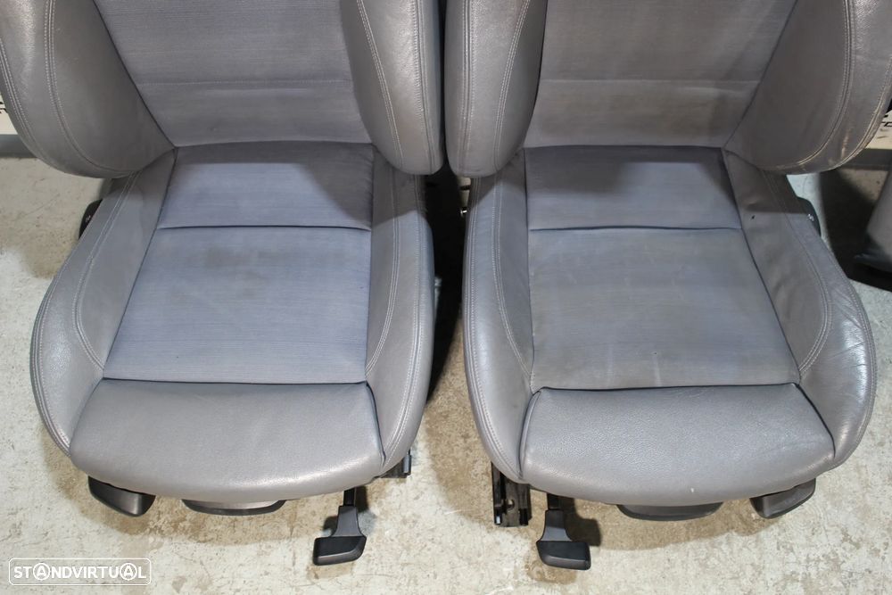 Bancos BMW Serie 3 Touring / Carrinha E91 Pack M - Pele e Tecido - 4