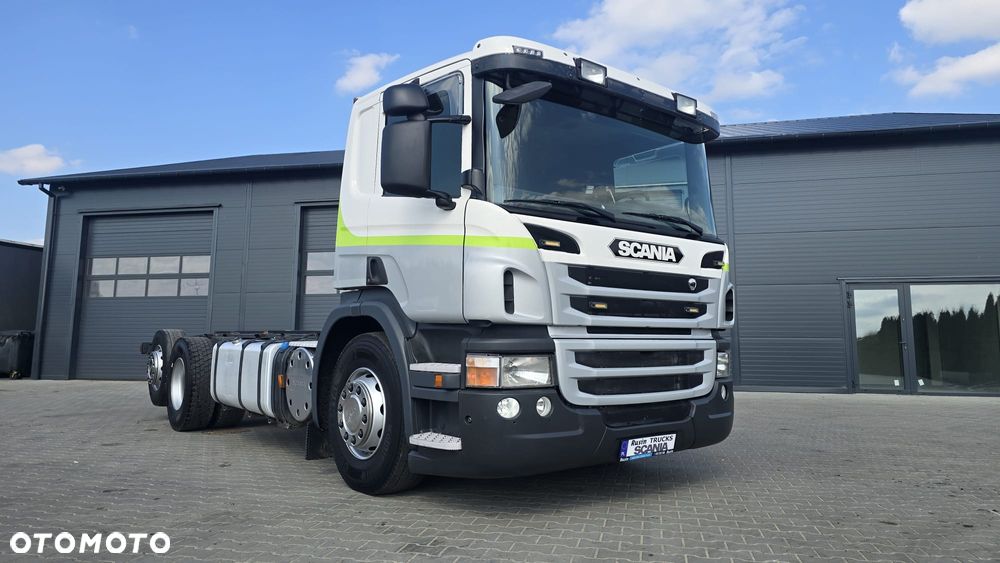 Scania P360 6x2 13l 6cyl PDE  4.3m rozstaw rama do zabudowy beczka asenizacyjna mleko wywrotka niski przebieg! - 22