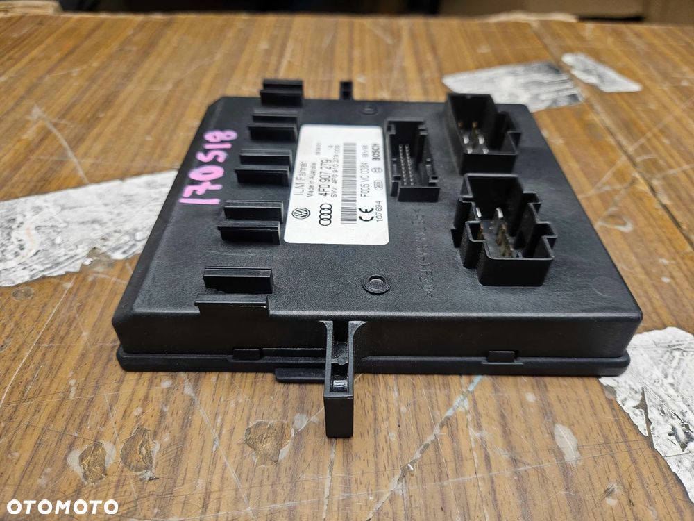 Moduł Świateł 4F0907279 4F0910279 Sterownik Komputer Światła Audi A6 C6 Q7 - 7