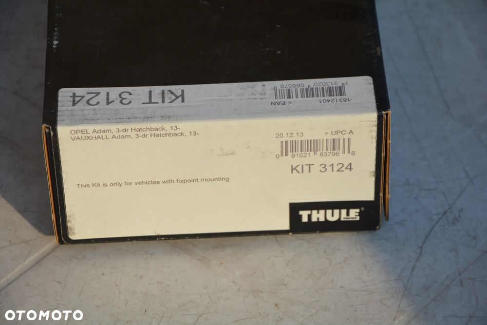 Opel Adam 3 D 2013 - bagażnik dachowy Thule nowy klucz - 3