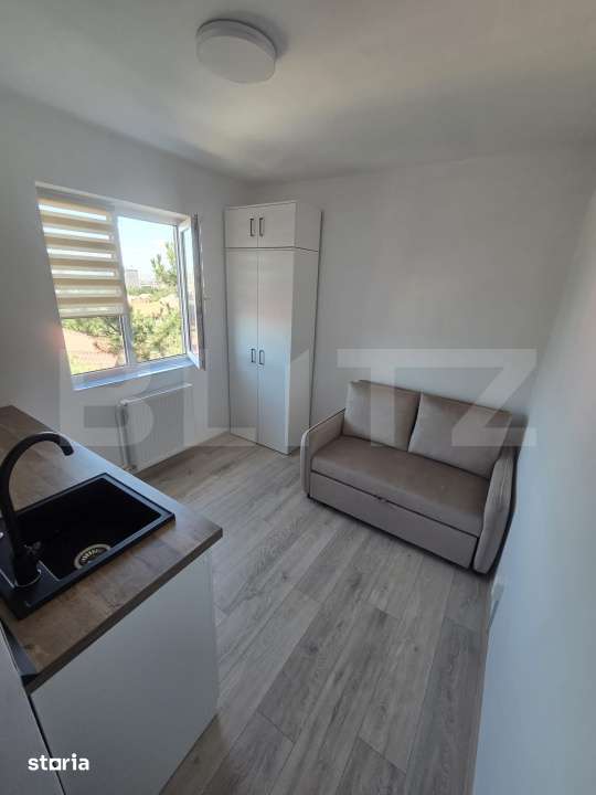 Garsoniera de vanzare, 12 mp, etaj intermediar, zona Gruia — fotografia 1