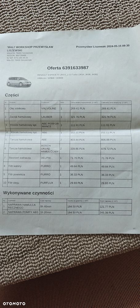 Renault Espace 2.0T Dynamique - 12