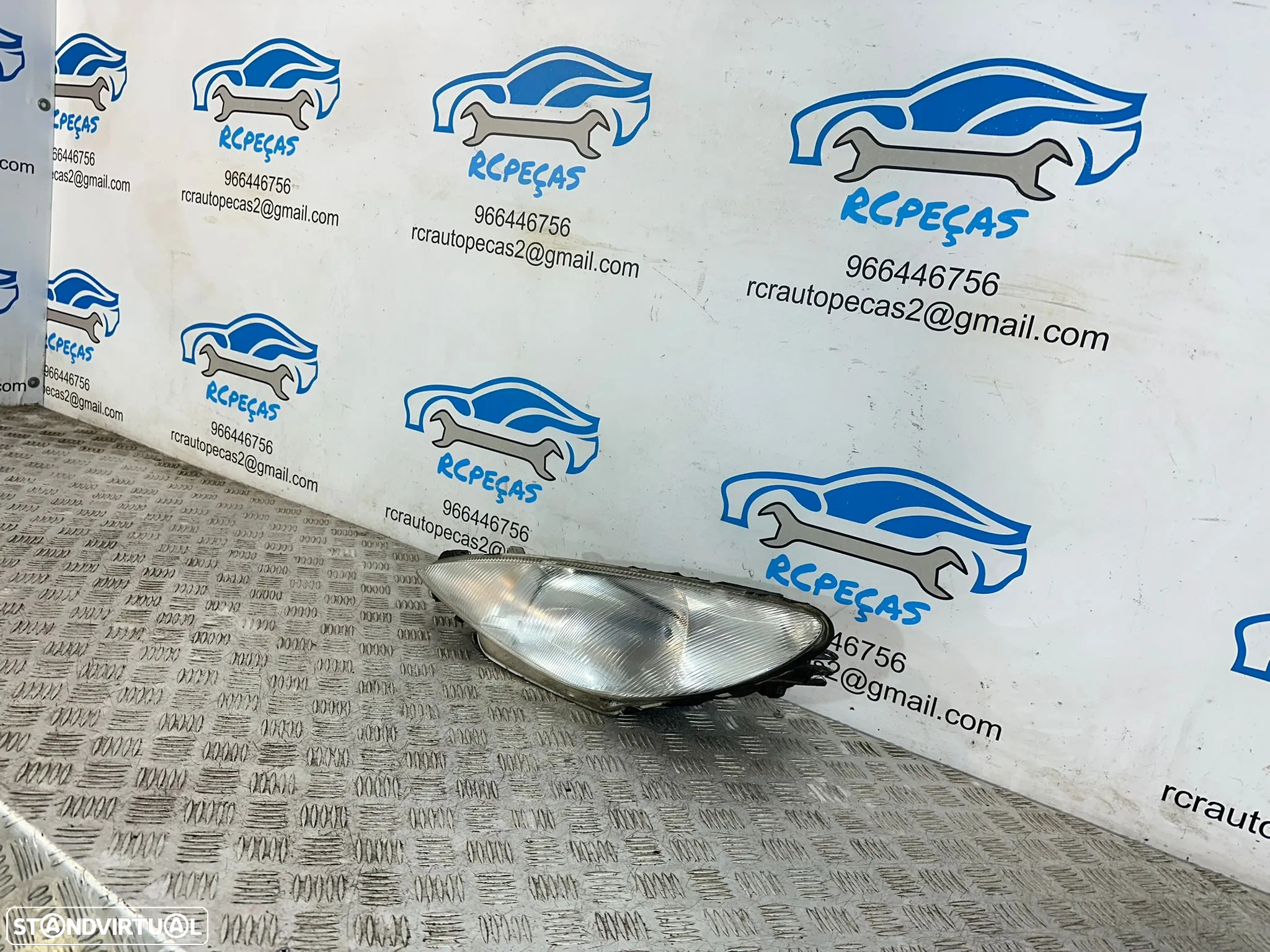 .Conjuntos Oticas Farois Frente Frontal Esquerda Direita Originais Peugeot 206 1999 - 2008 - 8