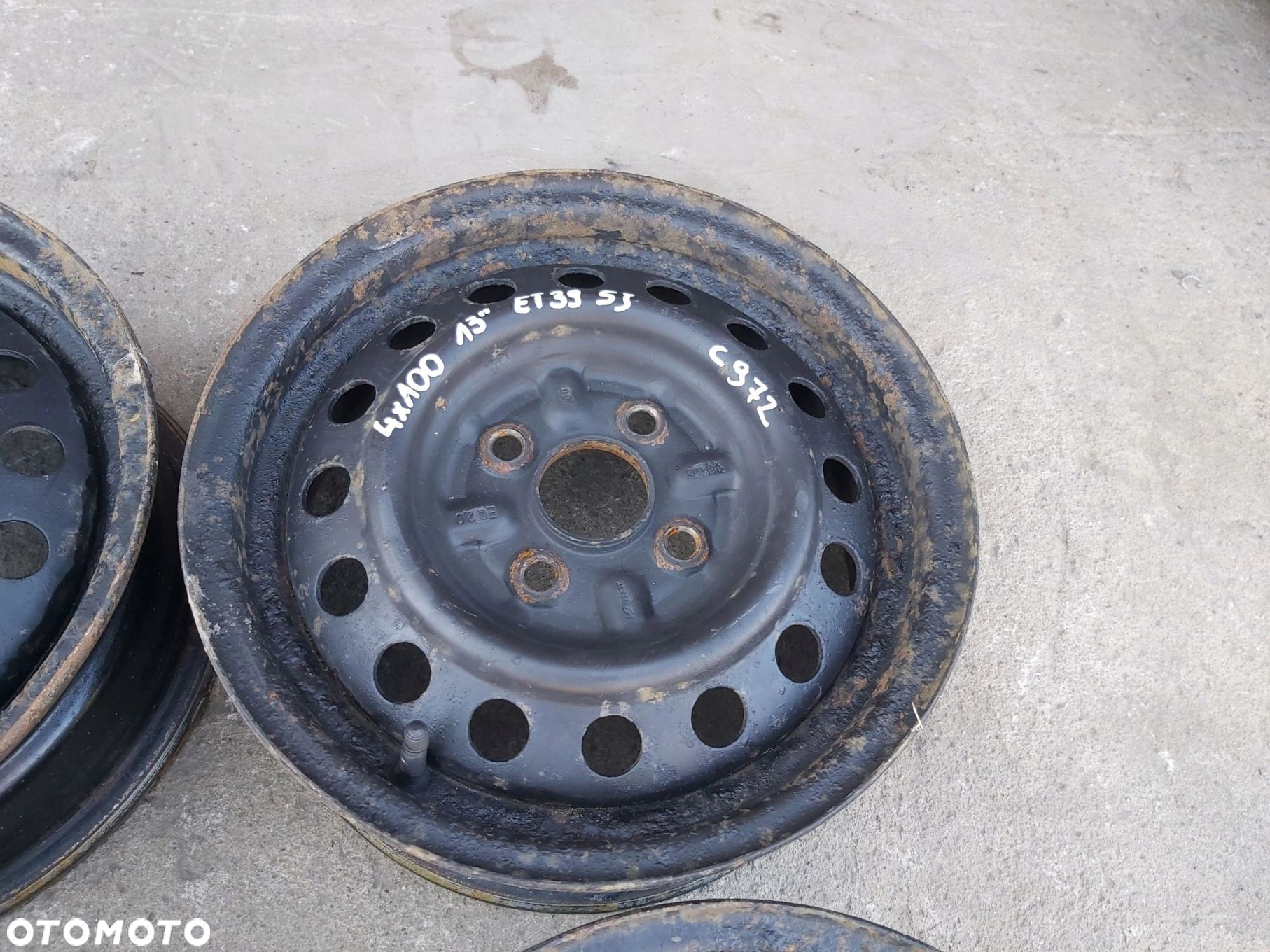 Toyota Yaris I felga stalowa 13 4x100 5J et39 - 3