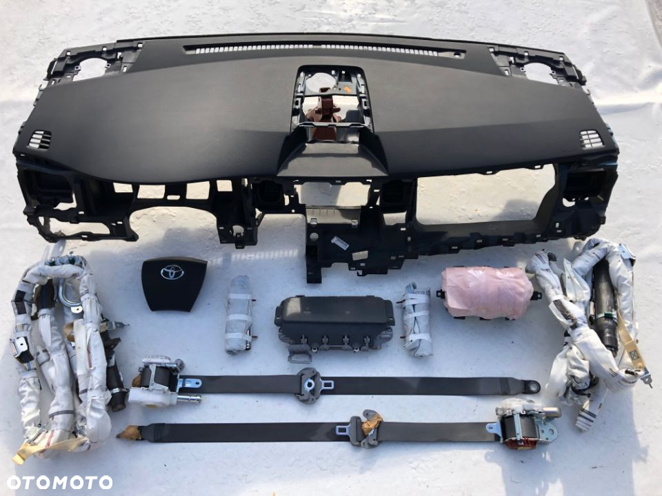 TOYOTA SIENNA DESKA KONSOLA KOKPIT PULPIT PÓŁKA PARAPET AIRBAG PODUSZKI PODUSZKA KOLANOWA naprawa !! - 3