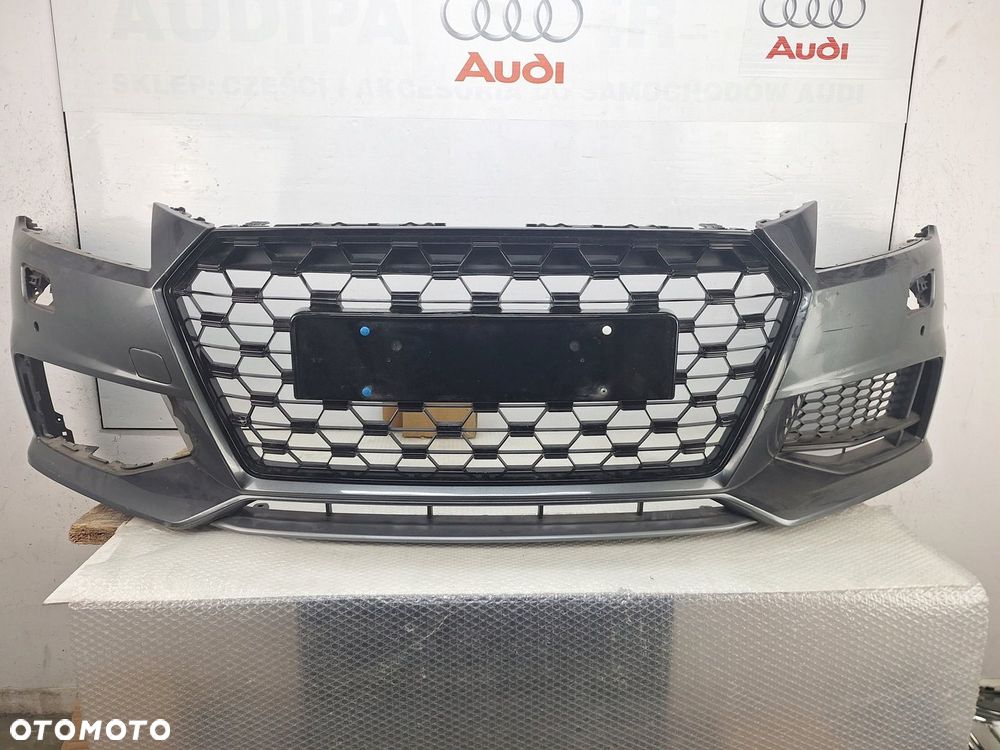 ZDERZAK AUDI TT TTS S-LINE 8S 8S0 2014-2018 OE ASO ORYGINAŁ GRILL ATRAPA - 1
