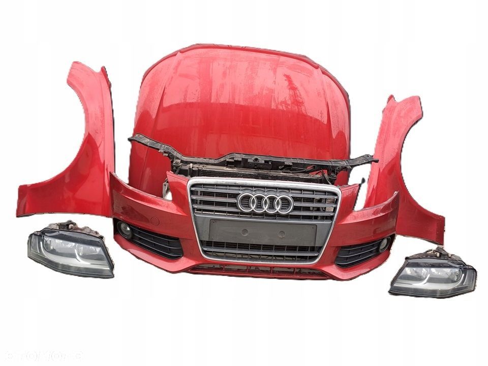 AUDI A4 B8 8K 07-12R MASKA ZDERZAK BŁOTNIK LAMPY PAS LZ3F - 1