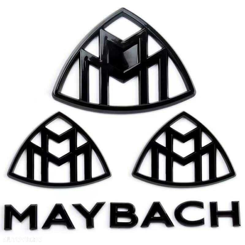 Embleme Scris Logo Sigla Stema Mercedes Maybach Capota Aripi Portbagaj - 4