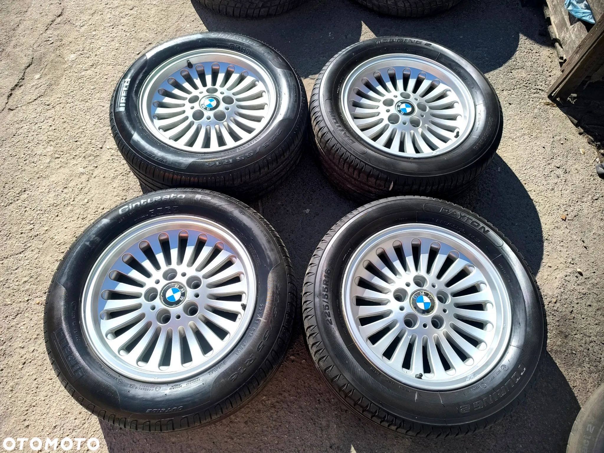 5x120 Felgi Aluminiowe Alufelgi 16 Koła Letnie Lato BMW SERIA 3 E90 E91 F30 F31 5 E34 E39 E60 E61 ET20 7 E38 Legnica ALU-RAD VW T5 STYLING WZÓR 33 225/55 - 1