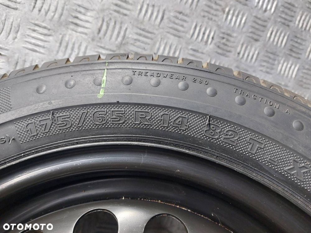 KOŁO FELGA OPONA ZAPAS 4X100 5,5Jx14 ET49 FI56,6 175/65R14 OPEL CORSA - 7