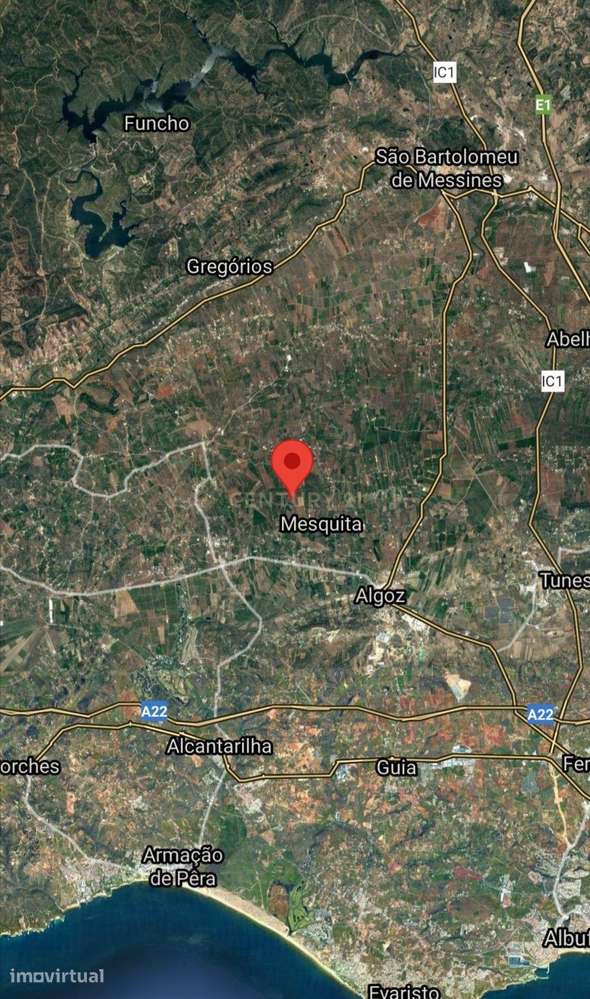 Terreno rústico com 14 700 m2 na Quebrada, Algoz - Grande imagem: 2/3