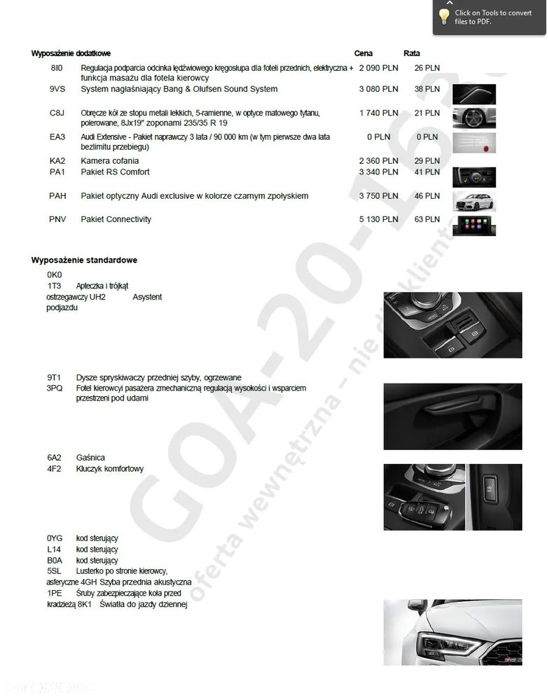 Audi RS3 Sportback 2.5 TFSI GPF Quattro S tronic - 17