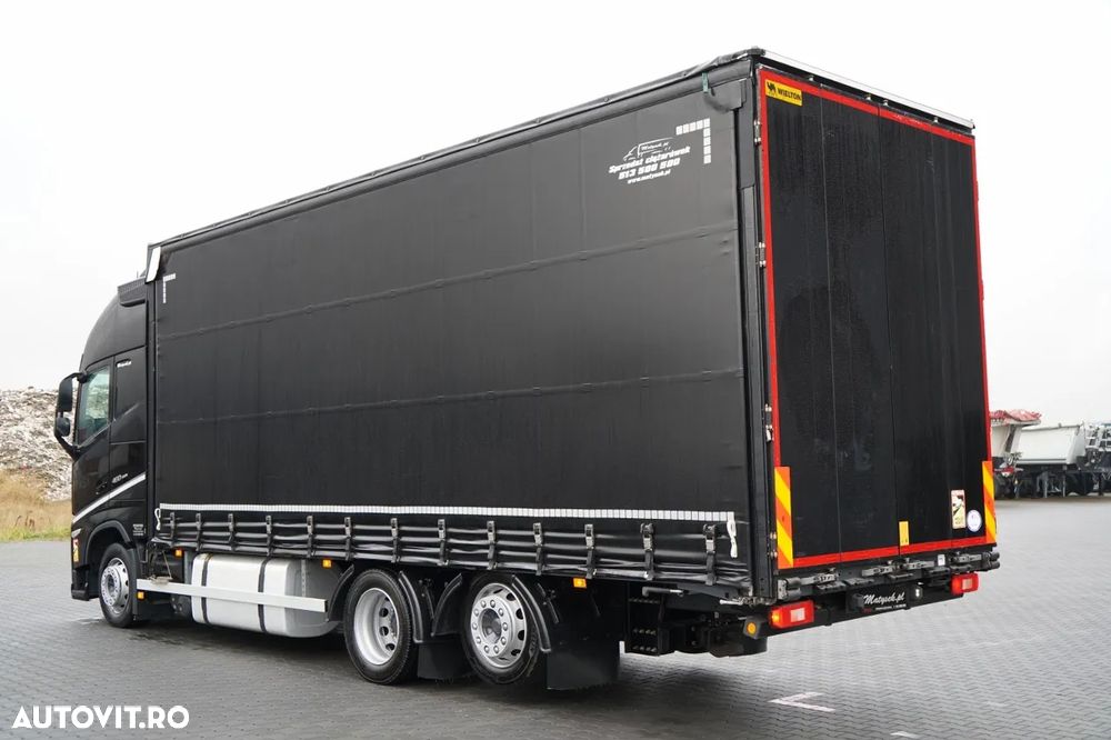 Volvo FH 460/ 6x2 / CORTINĂ - 7,7 m / ACOPERIȘ RALĂTIBIL / I-SAVE / AER CONDIȚIONAT PARCARE / DIRECȚIE AXĂ RALĂTIBILĂ / - 5