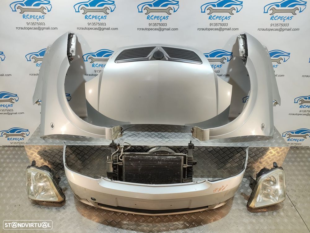 FRENTE COMPLETA OPEL MERIVA A X03 CAPOT PARACHOQUES GUARDA-LAMAS OTICA OTICAS RADIADOR VENTILADOR REFORÇO - 8