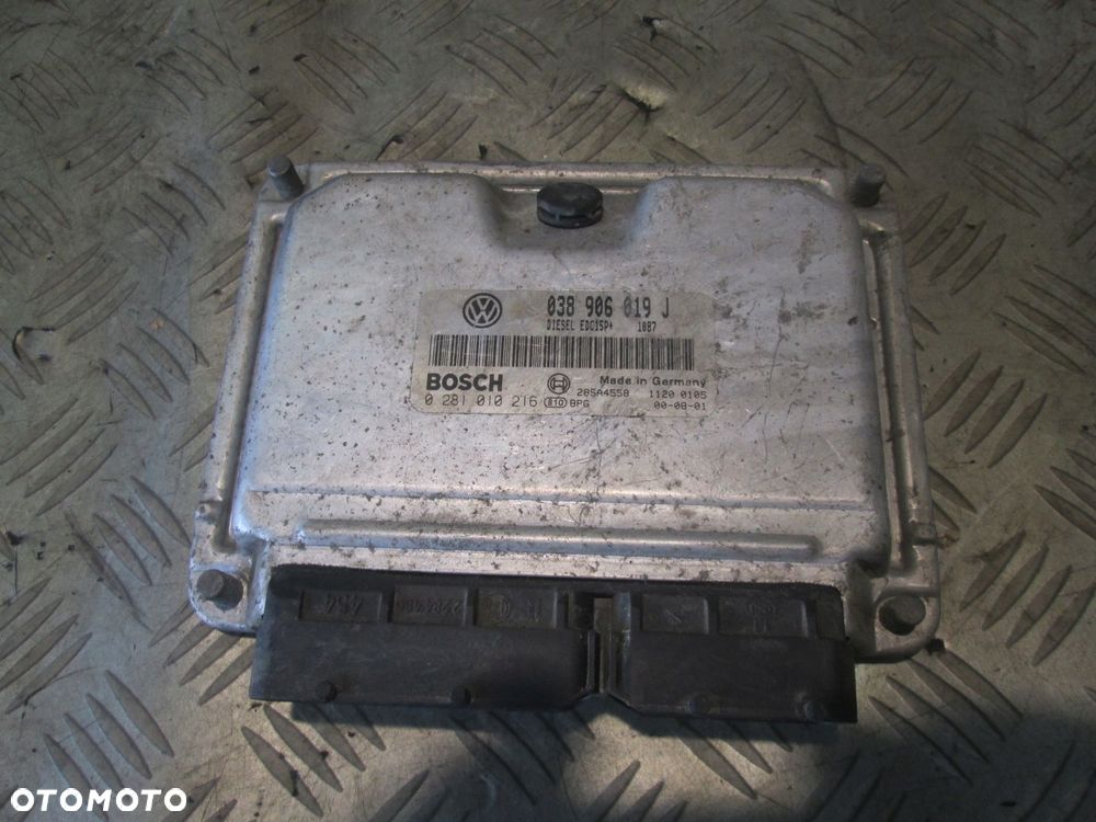 STEROWNIK SILNIKA VOLKSWAGEN PASSAT B5 SHARAN 1 1.9TDI 038 906 019 - 1