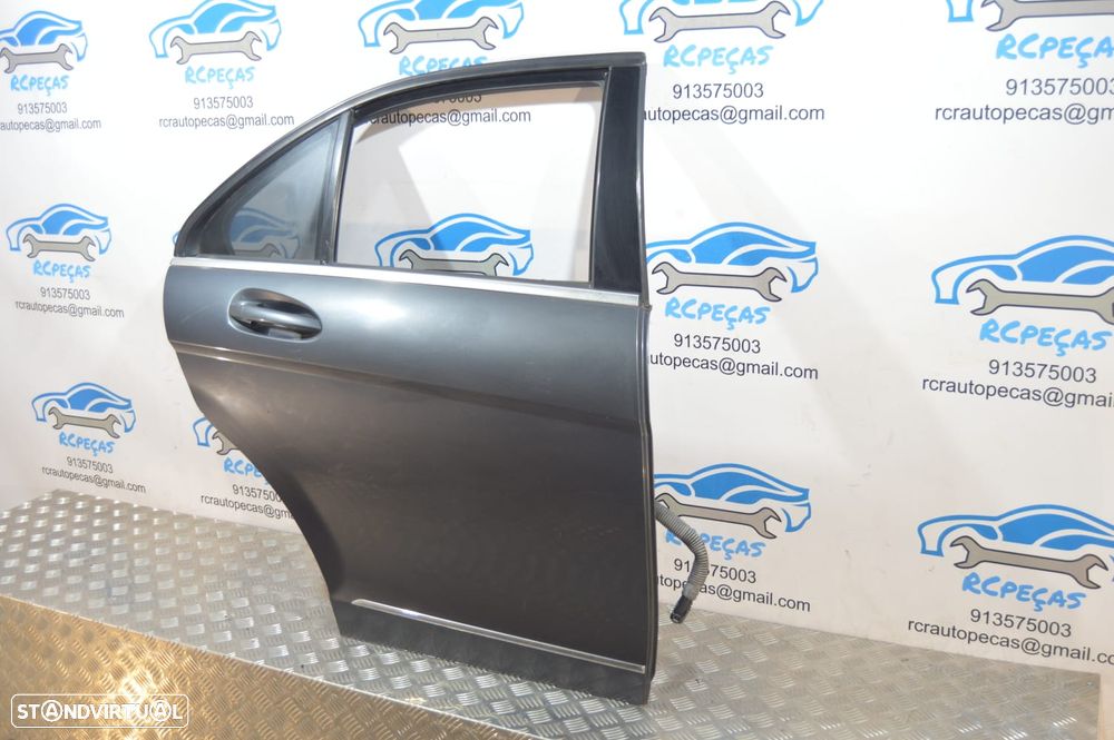 PORTA PORTAS TRASEIRA TRÁS DIREITA MERCEDES BENZ CLASS C W204 SEDAN CARRO A2047302200 2047302200 FECHO ELEVADOR MOTOR PUXADOR VIDRO - 2