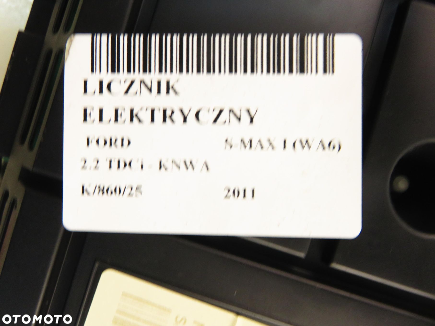 LICZNIK FORD S-MAX I (WA6) 2.2 TDCi - KNWA BS7T10849VH - 2