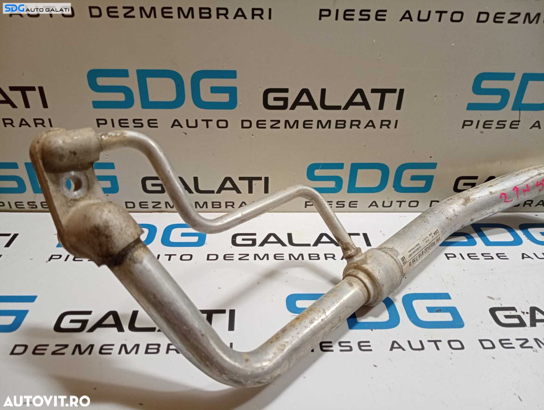 Teava Conducta AC Aer Conditionat Clima Volkswagen Golf 7 2013 - 2017 Cod 5Q2816738B [M7166] - 2