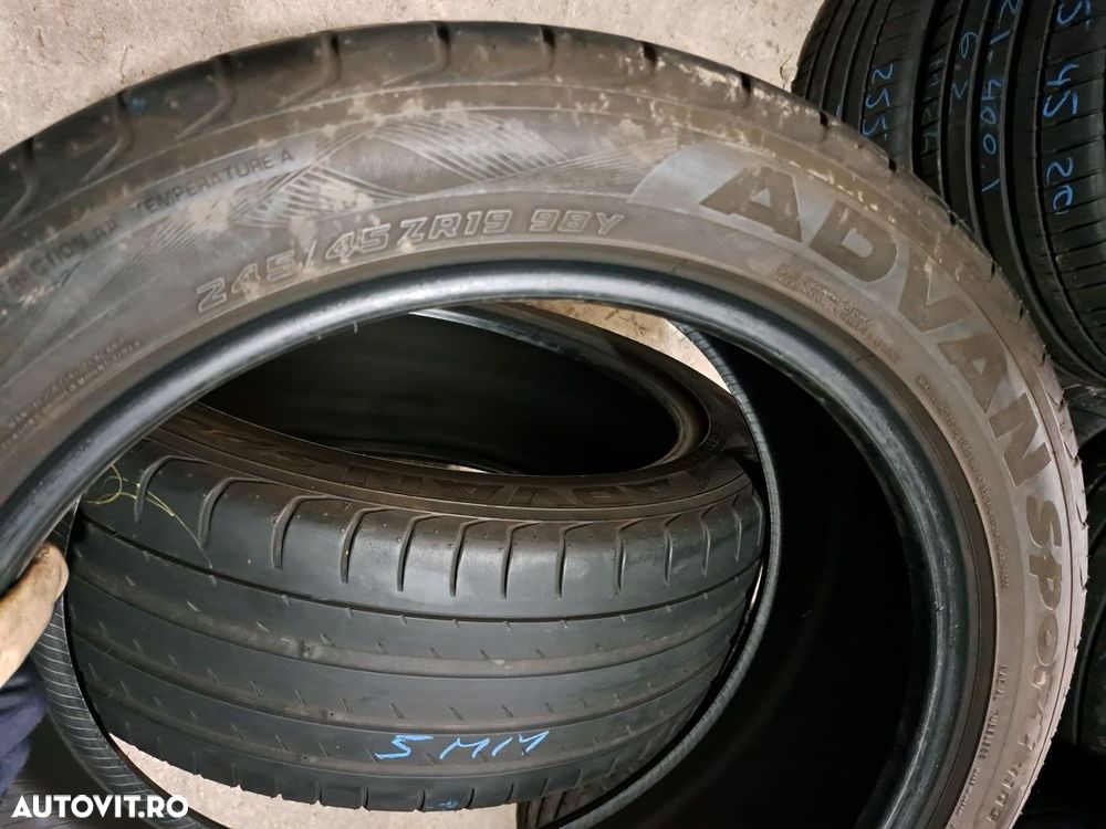2 anvelope 245/45 R19 Yokohama - 6