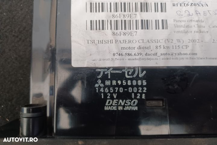Comanda AC 146570-0022 146570-0022 Mitsubishi Pajero 3 [facelift] [20 - 1