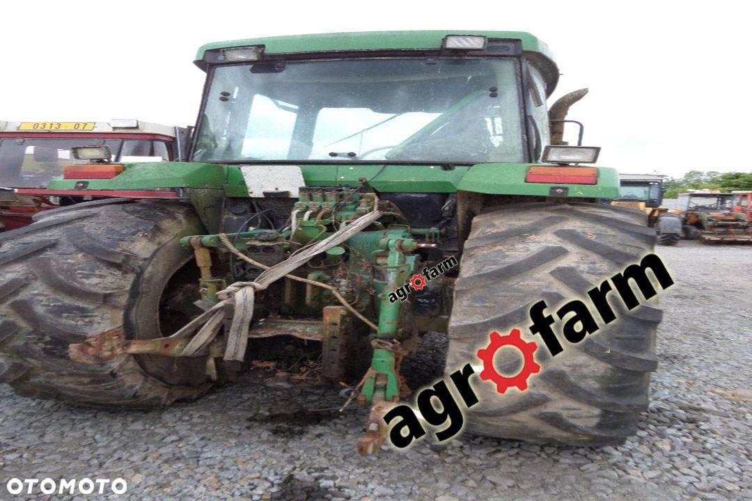 John Deere części używane 7600 7800 silnik skrzynia zwolnica wał głowica zwrotnica obudowa zwolnica - 4