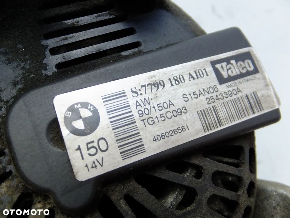 alternator bmw e87 2,0 d 7799180 - 2