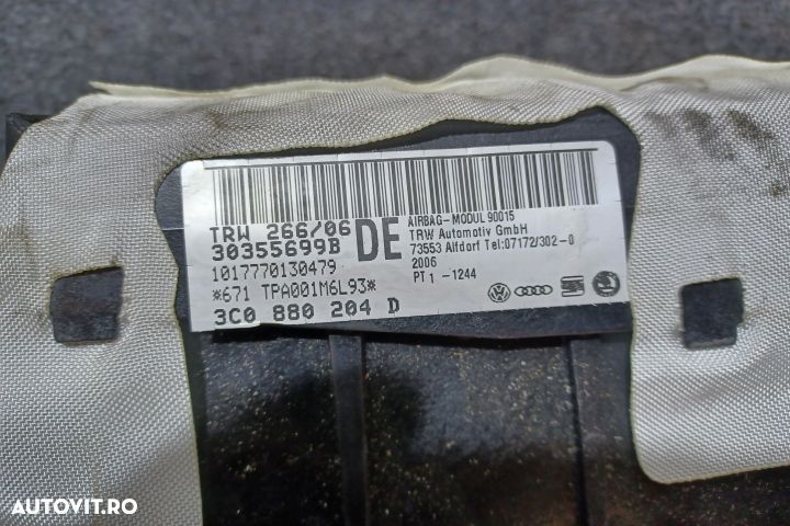 Airbag pasager 3C0880204D Volkswagen VW Passat B6 [2005 - 2010] wagon - 3