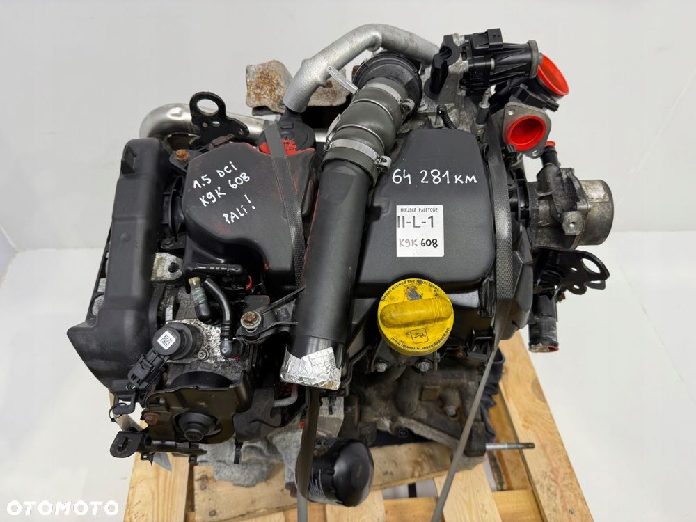 SILNIK K9K608 Renault Captur Clio IV Kangoo II 1.5 DCI diesel 64 281km - 15