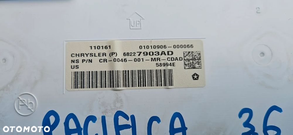 Chrysler Pacifica 2016- 3.6 V6 Licznik Zegary 68227903AD - 6