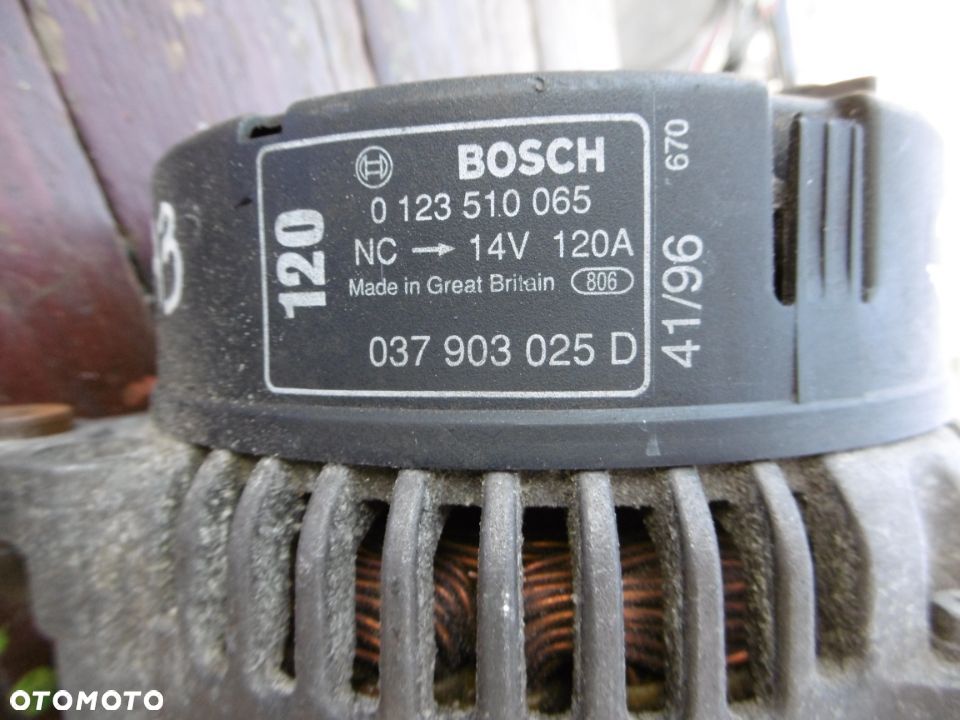 Alternator Audi A3 GOLF OCTAVIA 1,9tdi 120A 037903025D - 2