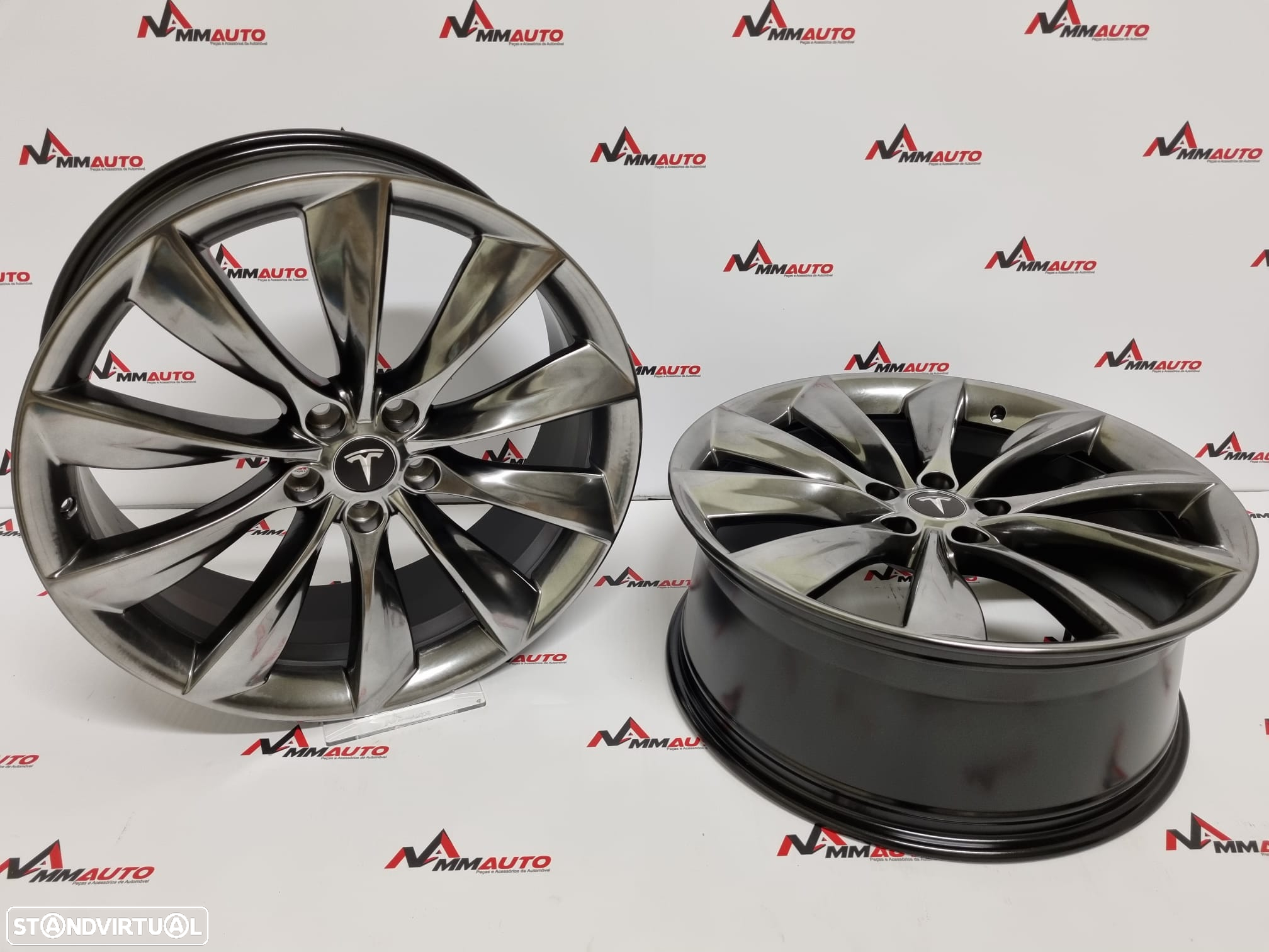 Jantes Tesla Model S Turbine Hyper Black 21 - 3