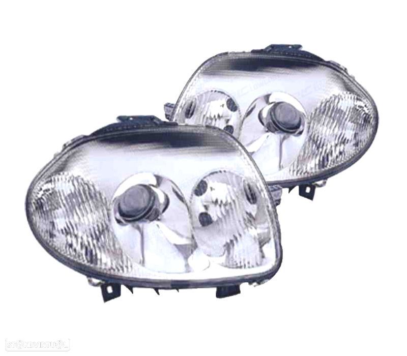 FARÓIS OPTICAS PARA RENAULT CLIO II 98-01 RS - 1