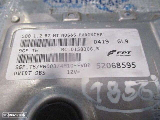 Centralina 52068595 00520630910  46528244  73056491020  503004500313  07356492400 FIAT  500 2 FASE 2 2017 1.2I 69CV 3P BRANCO MAGNETI MARELLI - 12