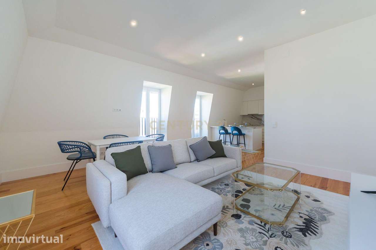 Elegante Apartamento T2 c/ 2 suites | Totalmente Remodelado e Equipado - Grande imagem: 4/31