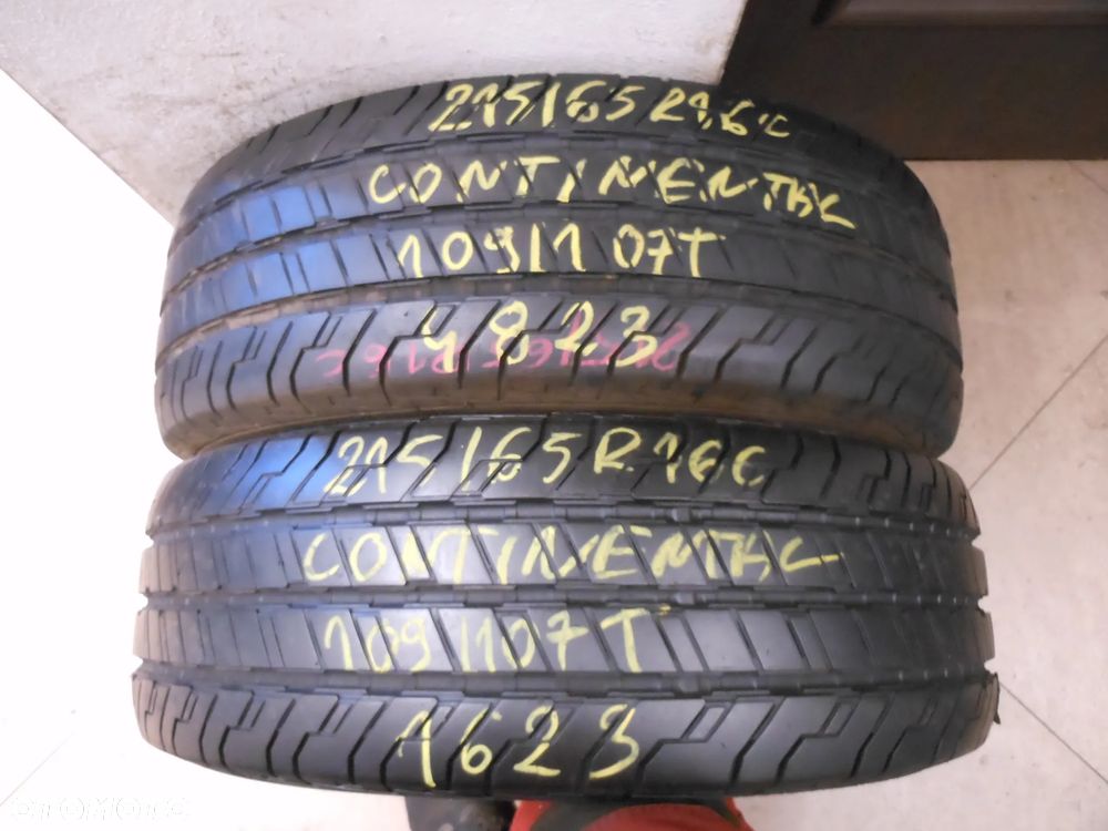 Opony 215/65r16c continental conti van contact 100 8,5mm lato para - 1