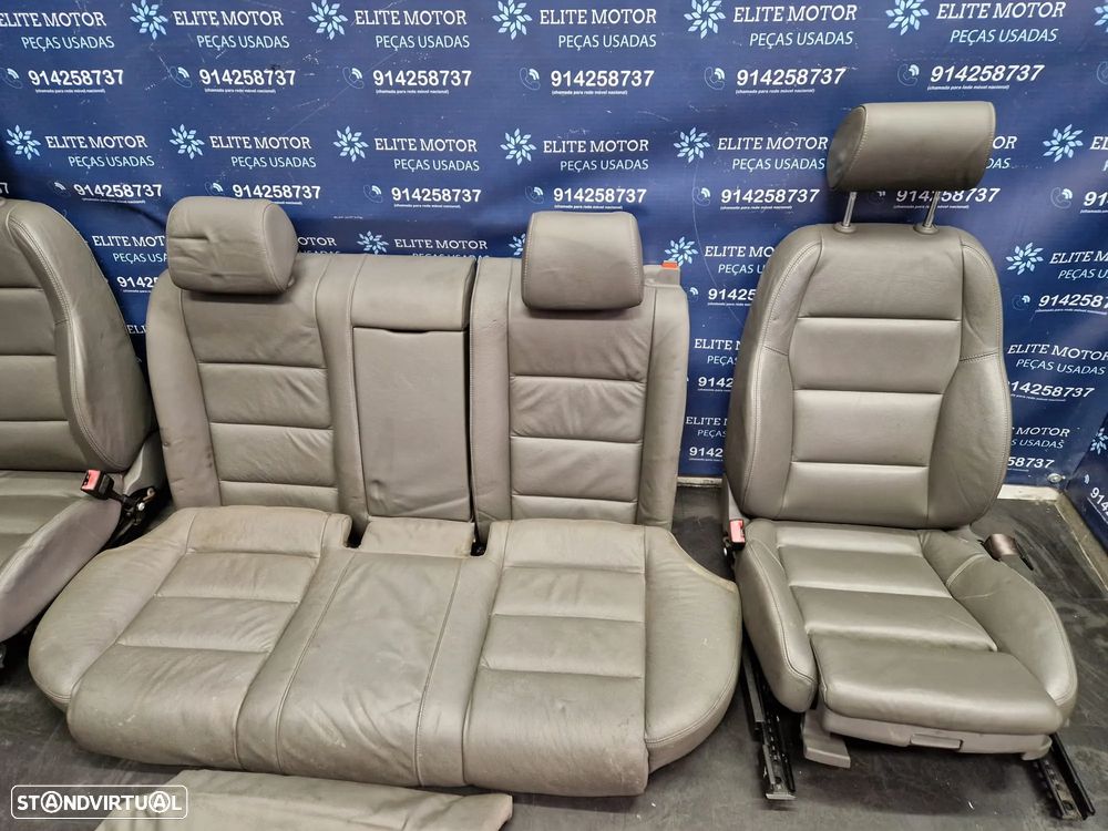 Jogo de bancos usados AUDI A4 B6 S-LINE PELE AQUECIDOS - 9