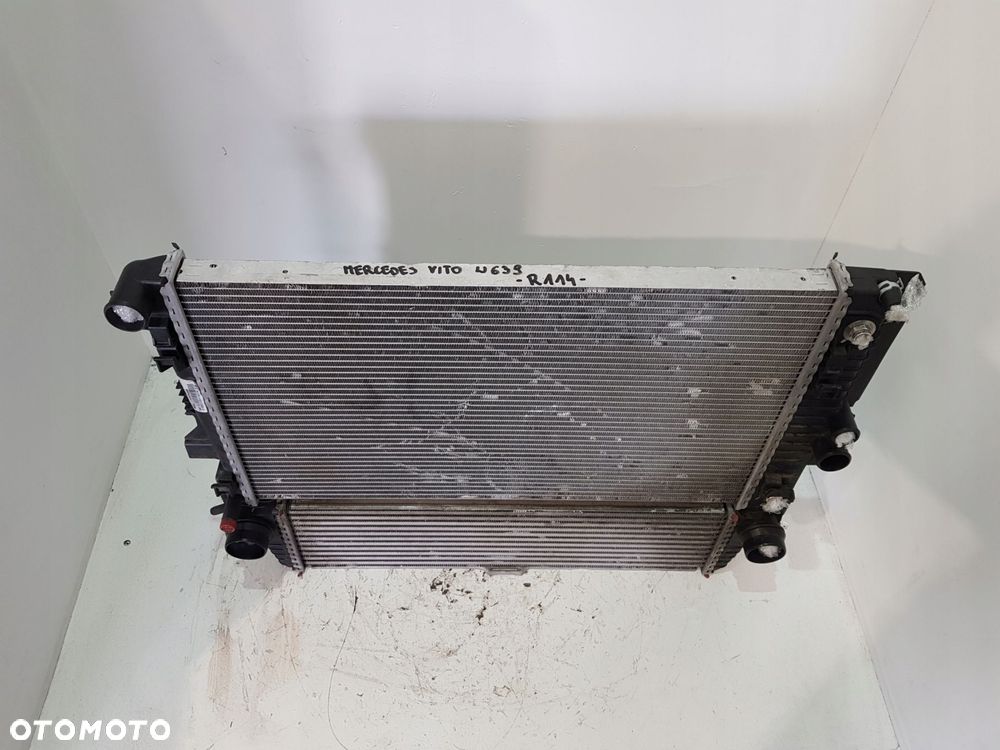 chłodnica wody intercooler a6395011201 mercedes vito w639 - 2
