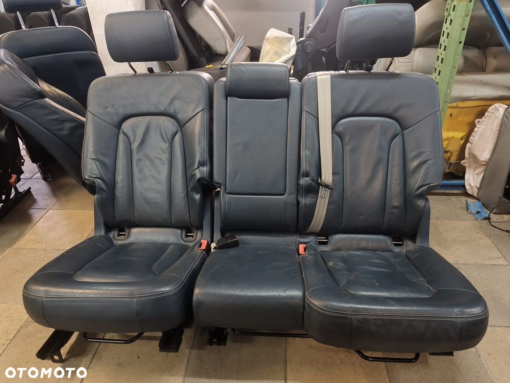 AUDI Q7 4L 07r FOTELE KANAPA SKÓRA BOCZKI EUROPA KOMPLET - 5