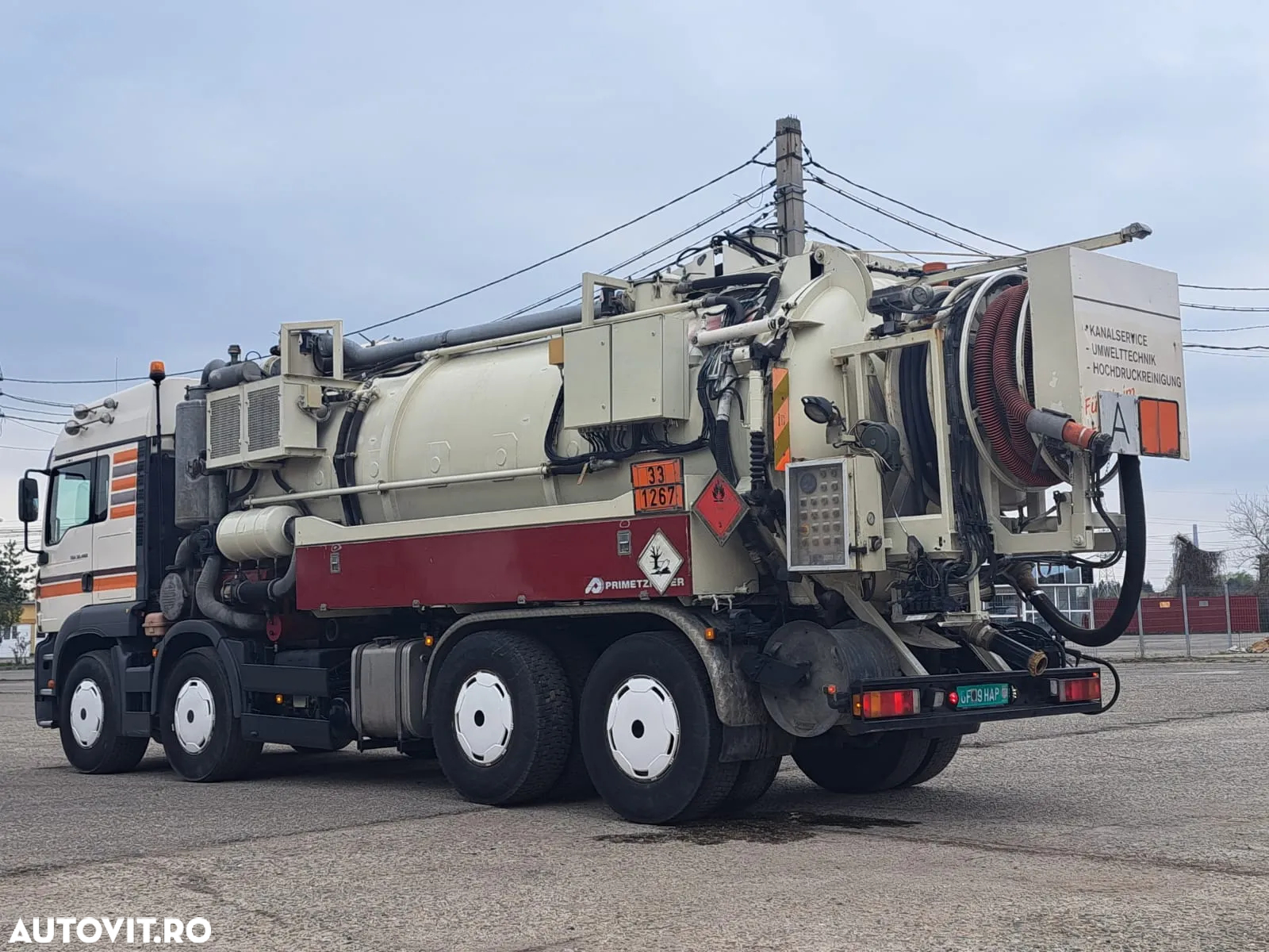 MAN 32.463 FFDC VIDANJA ADR Clasa III INOX -PRET NET + TVA- - 6