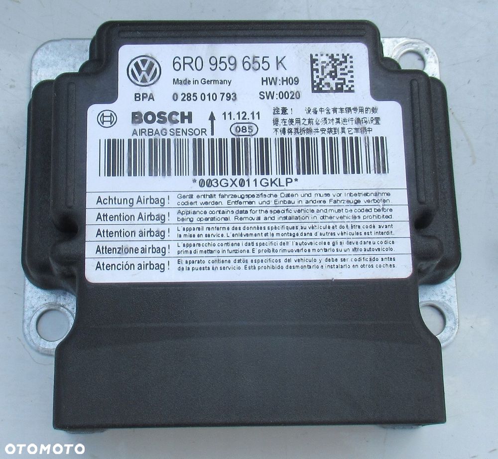 ROOMSTER DESKA KONSOLA KOKPIT PASY MODUŁ AIRBAG - 7