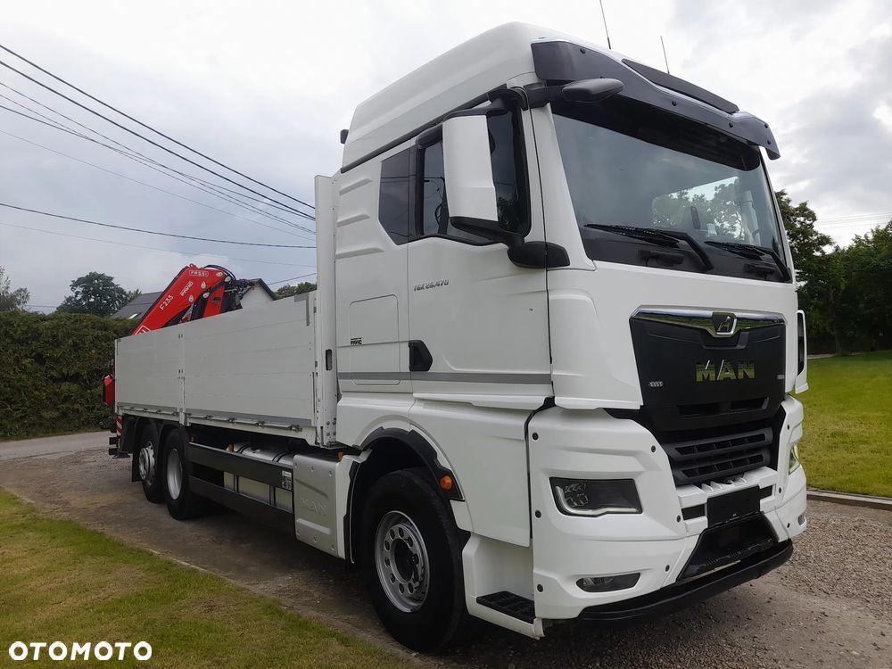 MAN TGX 26.470 6x2-4  OŚ PODWIESZANA - SKRĘTNA, HDS Dzwig Żuraw Fassi F235 + 5/6 funkcja chwytak/rotator + RADIO!!! Skrzynia 660x250cm - 15