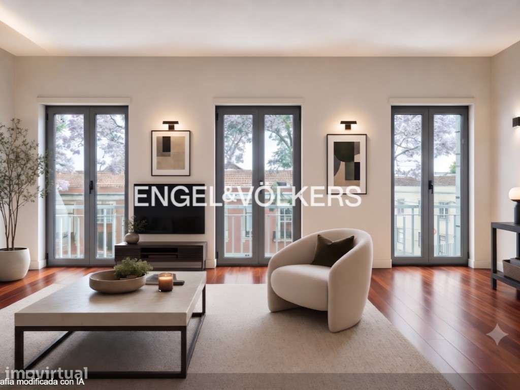 Moradia exclusiva nas Necessidades | Elegância contemporânea, vista... - Grande imagem: 3/60