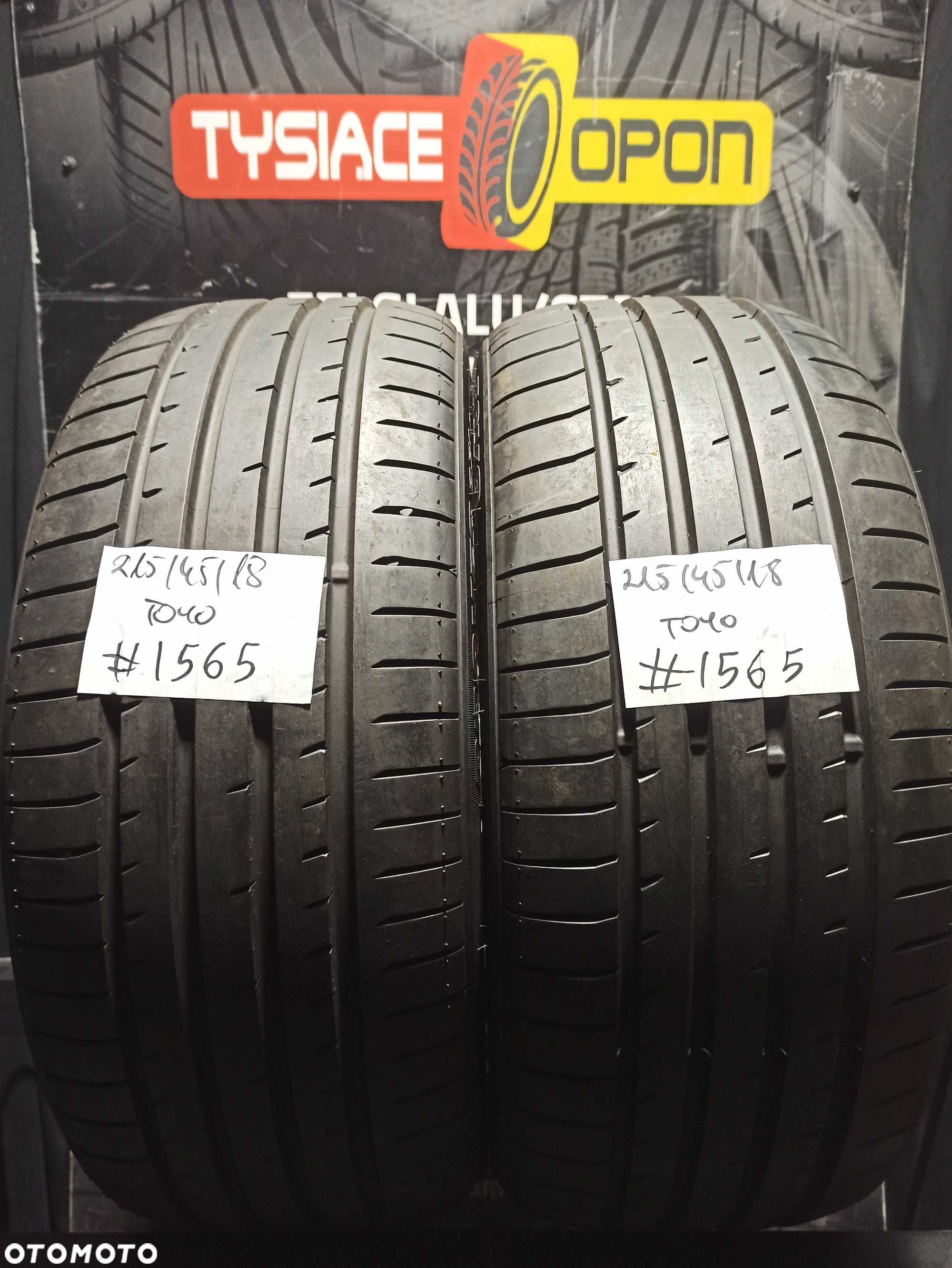 Opony Letnie 225/45/18 TOYO PROXES #1565 - 1