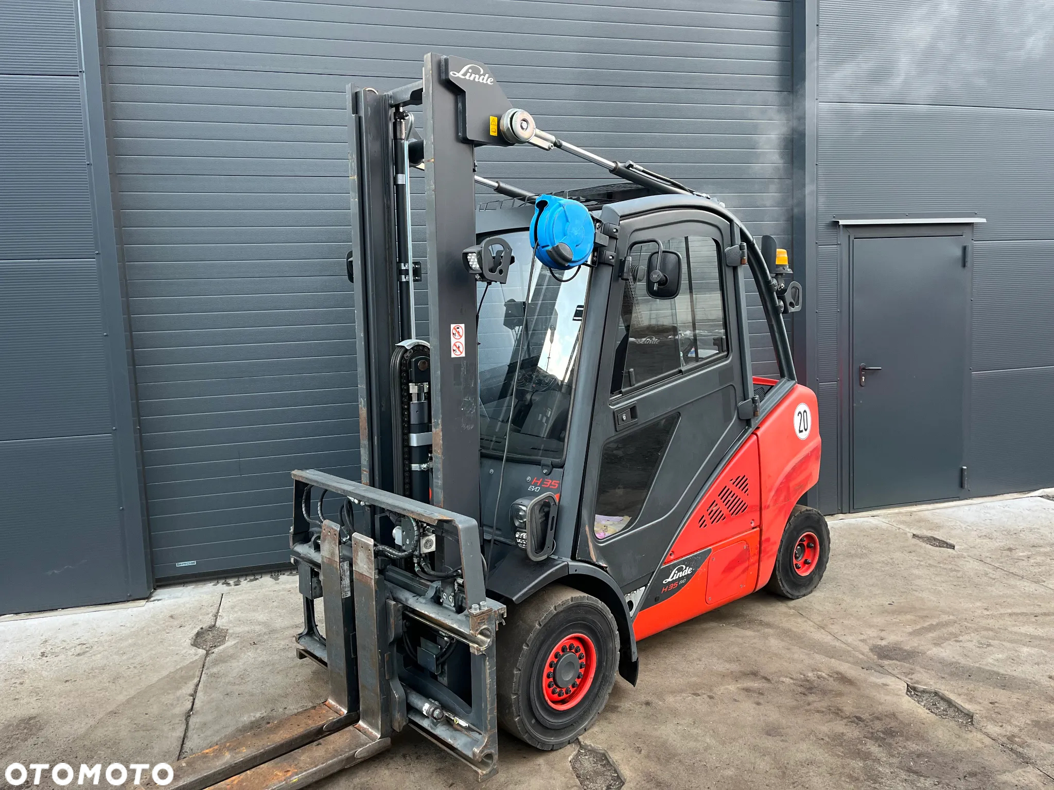 Linde H35T 393-02 Gaz LPG, Duplex, widły teleskopowe, pozycjoner, kabina - 19