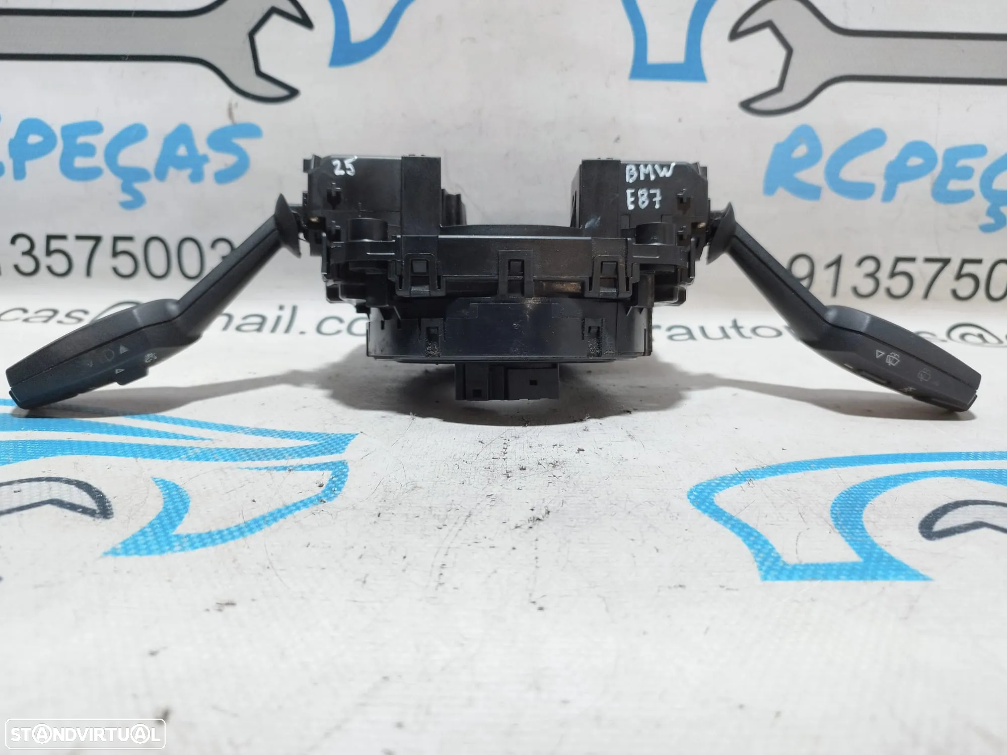 FITA AIRBAG BMW SERIE 1 E87 61319123042 9123042 6989556 SERIE 1 E81 E82 E88 SERIE 3 E90 E91 E92 E93 X1 E84 X5 E70 X6 E71 E72 Z4 E89 MANETE MULTIFUNÇÕES COMUTADOR - 2