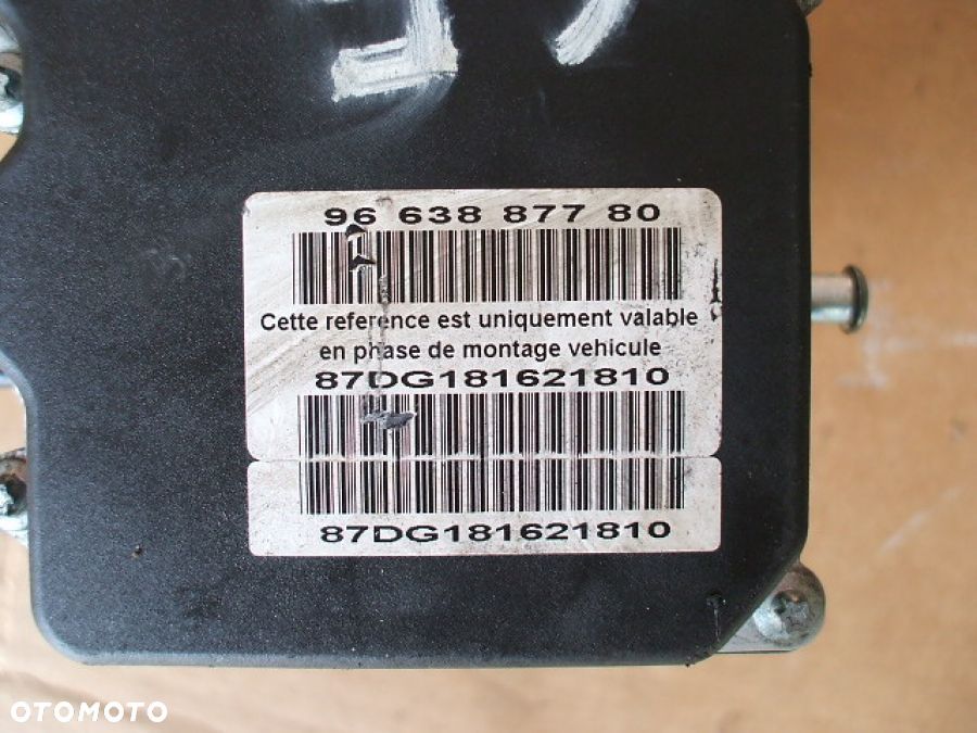 CITROEN C5 III X7 2.7hdi POMPA ABS STEROWNIK 9663887780 0265950657 - 3