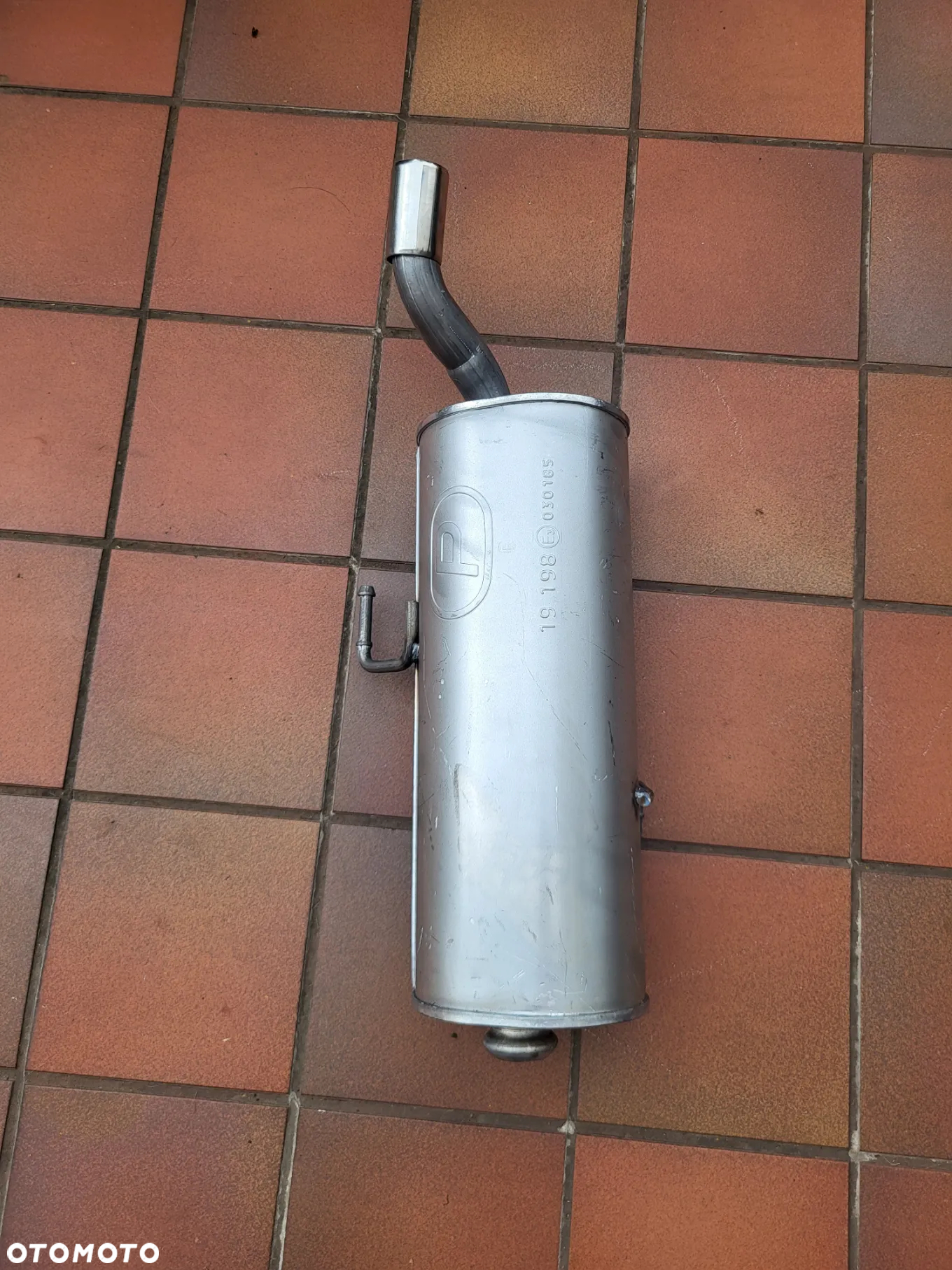 TŁUMIK końcowy Peugeot 206  CC  206+ 1.1; 1.4; 1.6  96-  60-109 KM 96-00 ROK  1726X9 1726.TP 1726.TQ - 2