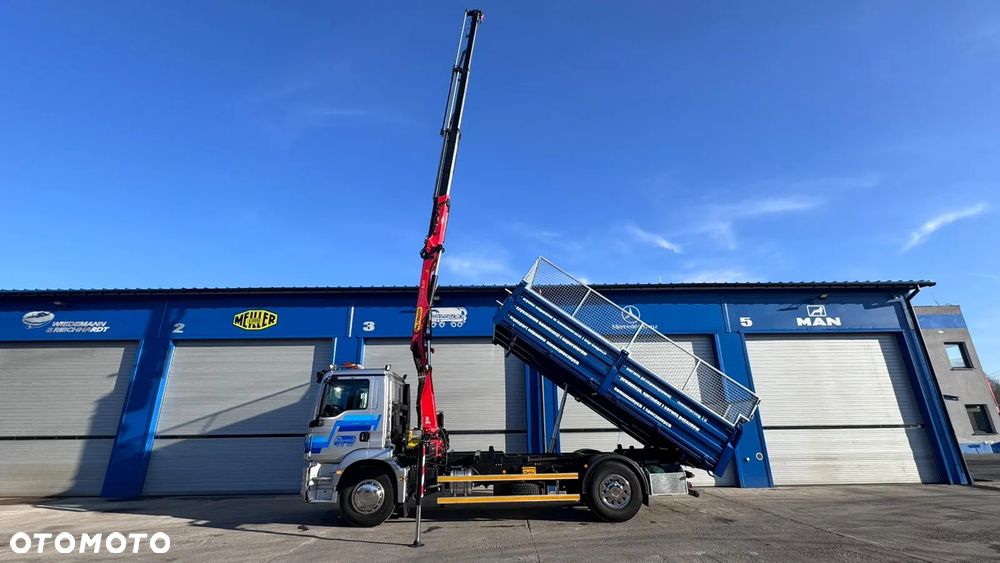 MAN TGM 18.290 wywrotka PALFINGER PK 12.501 SLD sterowanie radiowe 1t/10m - 1